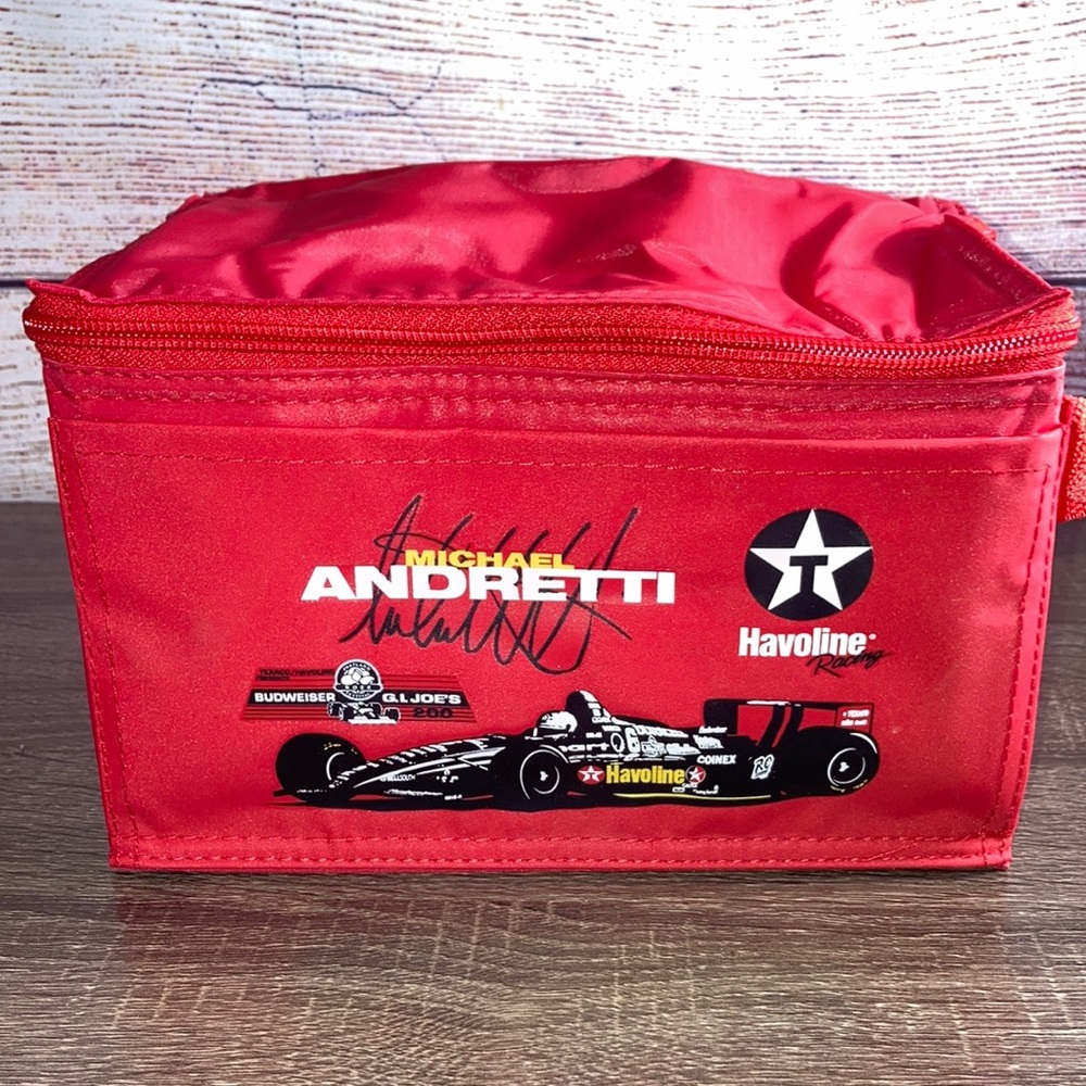 New Michael Andretti Budweiser G.I Joe’s 200 Havoline Racing Cooler Texaco